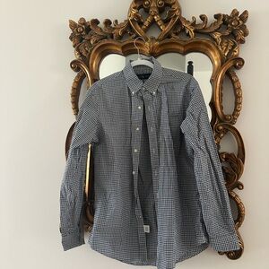 Ralph Lauren dark green, navy and White Checkered Men's Shirt